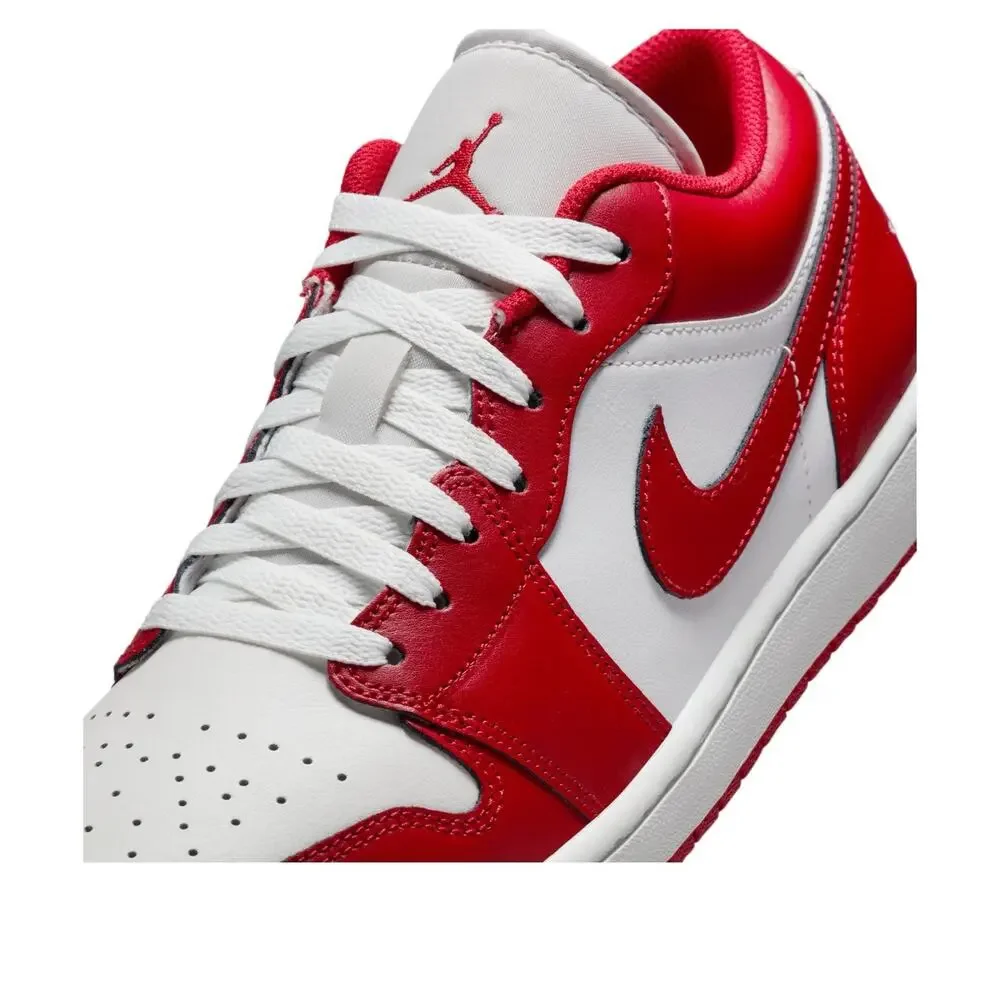 NEW Nike Air Jordan 1 Low Varsity Red White 553558-166 Men's Size Multi
